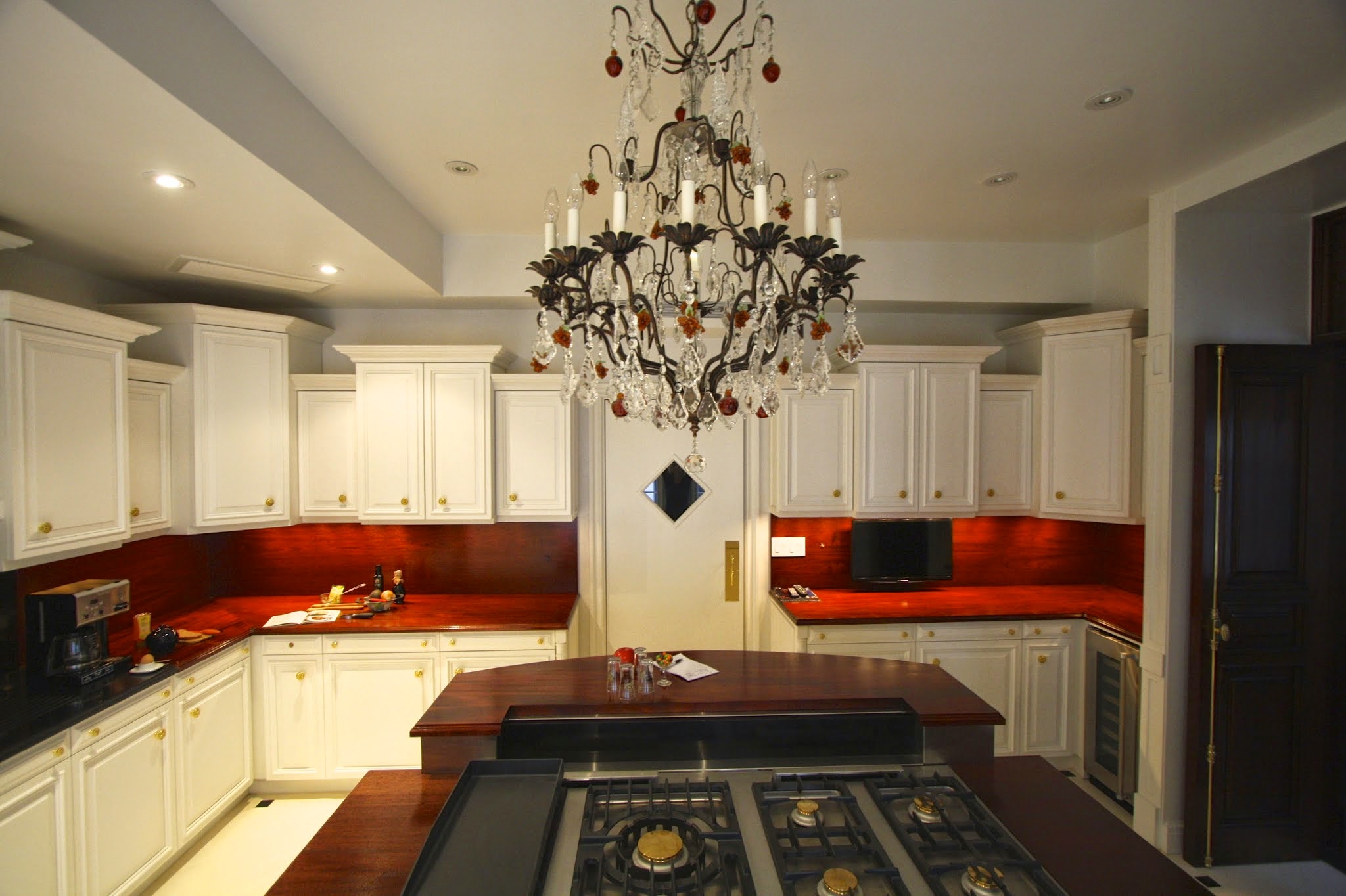 sunset behind San Francisco city skyline